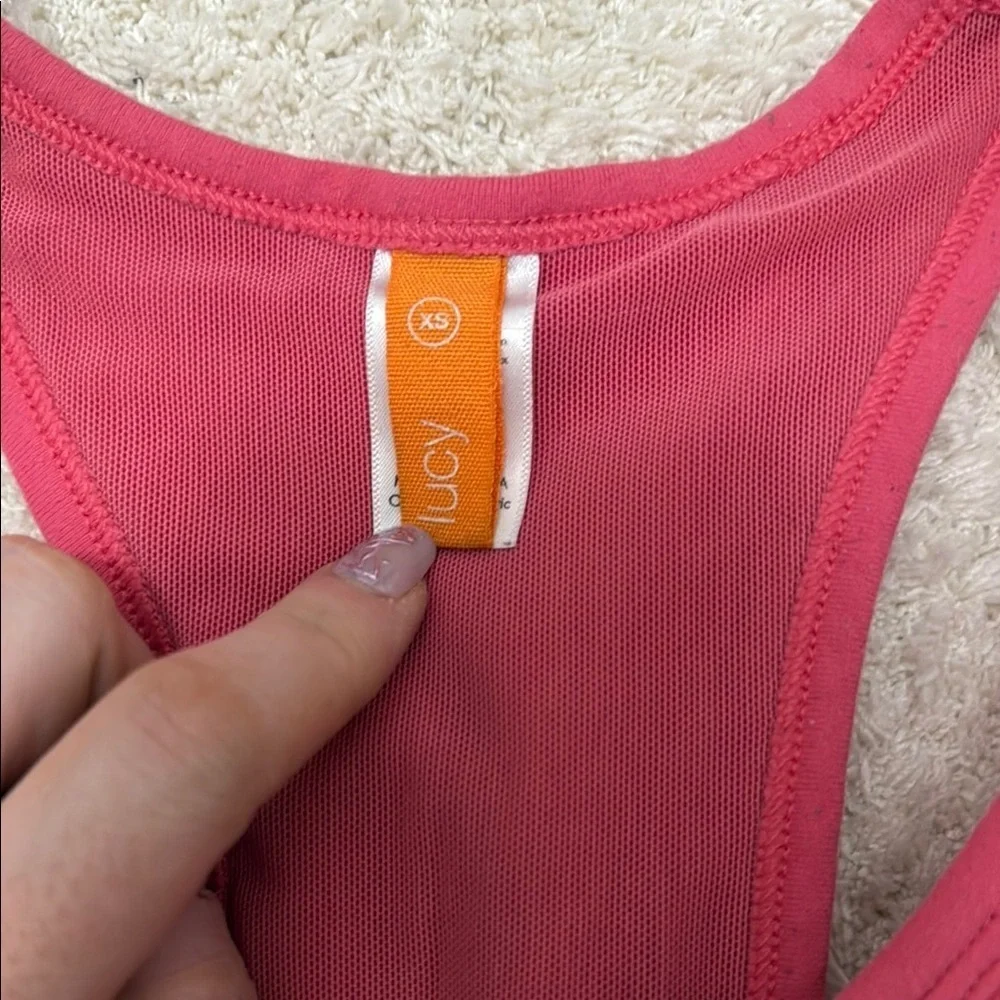 Lucy Women's Raspberry Tank Top - Picture 3 of 4